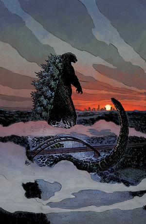 Godzilla Vs. America: Texas Cover A (Frank) #1 cover