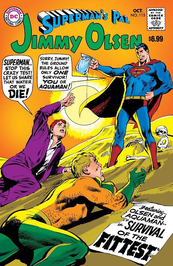 Supermans Pal Jimmy Olsen #115 CVR C FACSIMILE EDITION CVR C NEAL ADAMS FOIL cover