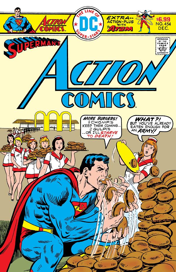 Action Comics #454 variant cover by Bob Oksner