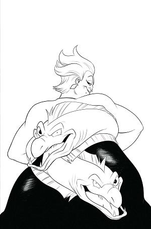Disney Villains Ursula #3 CVR I CVR I INC 1:15 ROBERT QUINN LINE ART VIRGIN cover