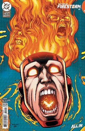 Fury Of Firestorm #1 CVR C (OF 6) CVR C CHRIS BURNHAM CARD STOCK cover