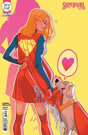 Supergirl #12 CVR F CVR F MARGUERITE SAUVAGE APRIL DROOLS CARD STOCK cover