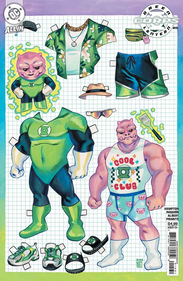 Green Lantern Corps #15 CVR C CVR C RIAN GONZALES CARD STOCK cover