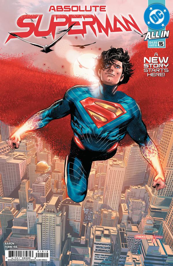 Absolute Superman #15 variant cover by Rafa Sandoval