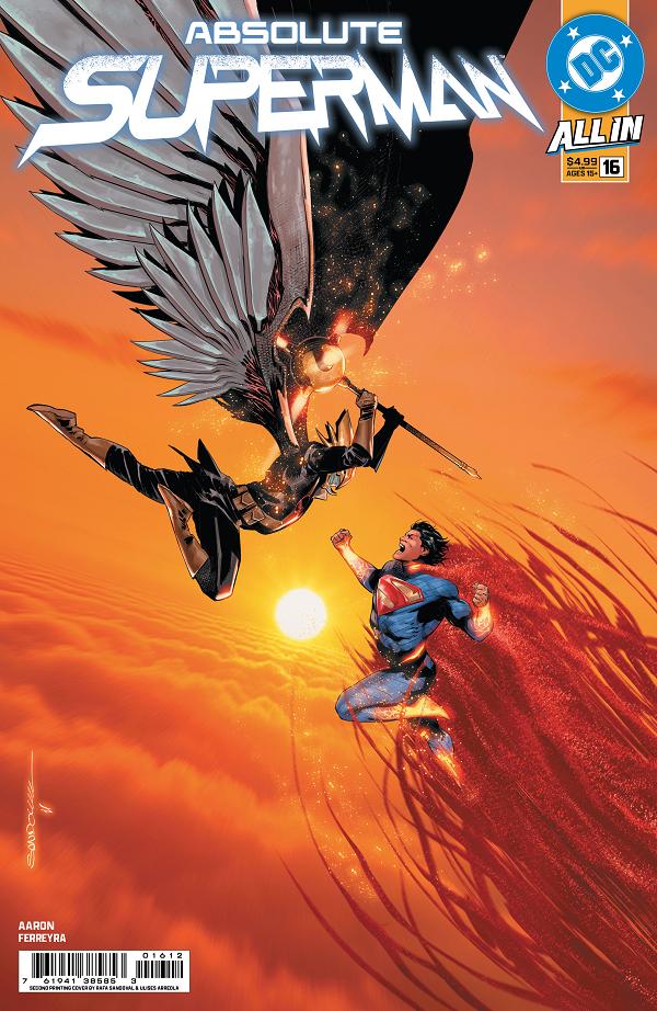 Absolute Superman #16 variant cover by Rafa Sandoval