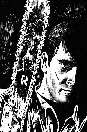 Archie X Army Of Darkness #3 CVR O CVR O INC 1:7 FRANCESCO FRANCAVILLA LINE ART VIRGIN cover