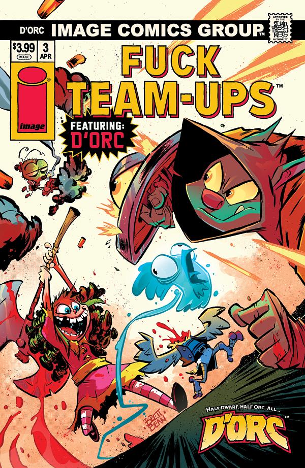 Dorc #3 CVR D CVR D BRETT BEAN I HATE FAIRYLAND TEAM UP NSFW cover