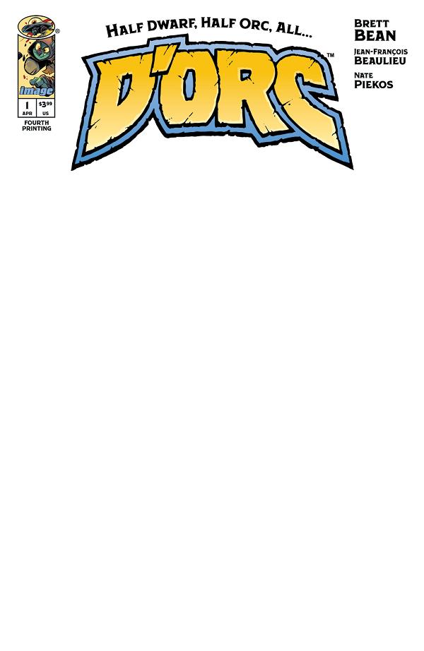 Dorc #1 variant cover by Blank Sketch