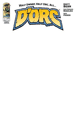Dorc #1 CVR B 4TH PTG CVR B BLANK SKETCH cover