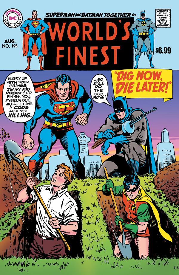 Worlds Finest Comics #195 CVR C FACSIMILE EDITION CVR C CURT SWAN FOIL cover