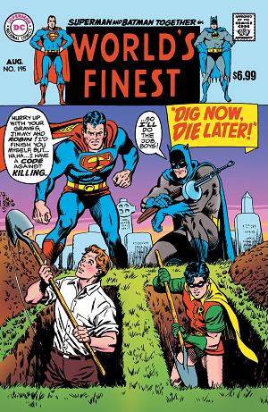 Worlds Finest Comics #195 CVR C FACSIMILE EDITION CVR C CURT SWAN FOIL cover