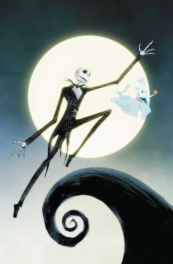 Tim Burtons The Nightmare Before Christmas The Shiver Of Christmas Town #4 variant cover by Jae Lee