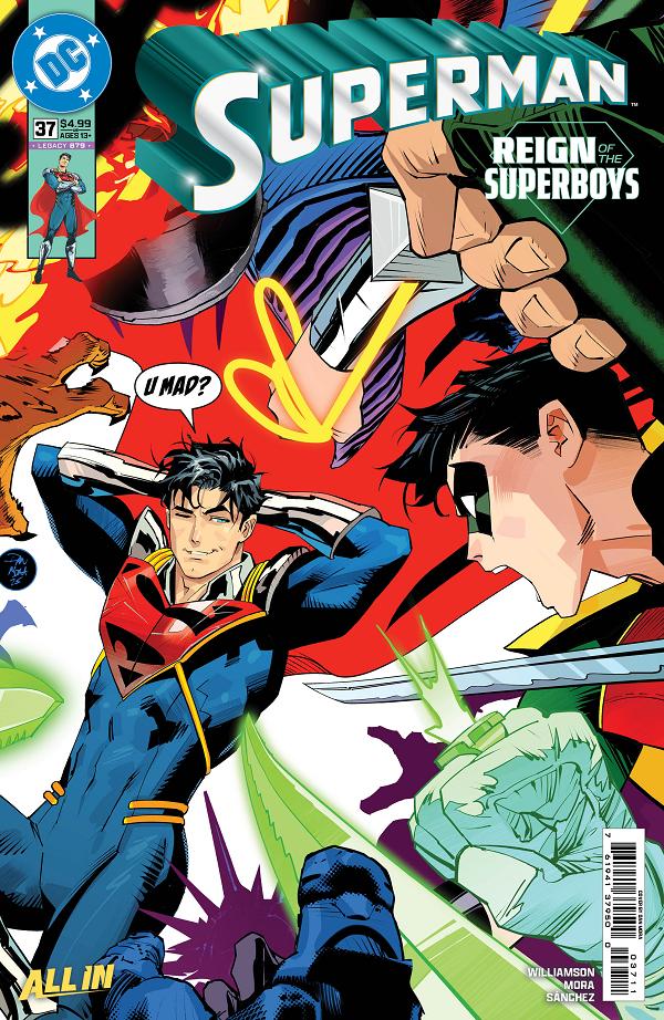 Superman #37 CVR A DAN MORA (THE REIGN OF THE SUPERBOYS) cover