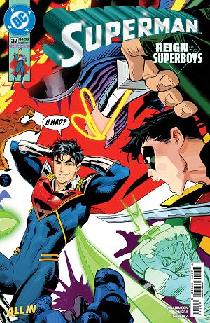 Superman #37 CVR A DAN MORA (THE REIGN OF THE SUPERBOYS) cover