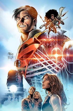 Superman #37 CVR E CVR E EDDY BARROWS THINGS TO COME CARD STOCK cover