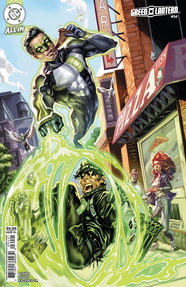 Green Lantern #34 CVR D CVR D CHRIS CAMPANA CARD STOCK cover