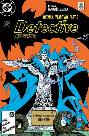Detective Comics #577 CVR C FACSIMILE EDITION CVR C TODD MCFARLANE FOIL cover