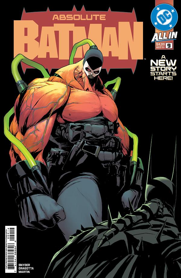 Absolute Batman #9 variant cover by Nick Dragotta