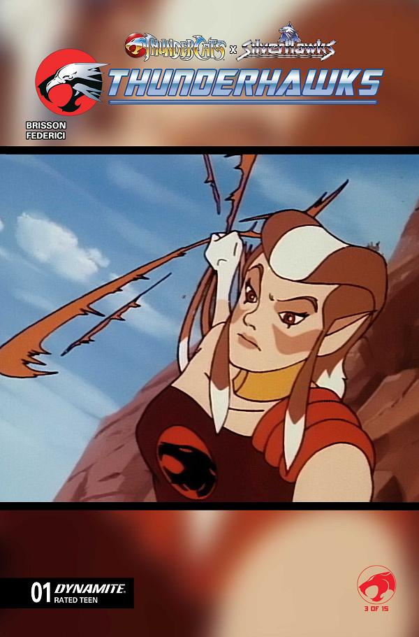 Thundercats X Silverhawks Thunderhawks #1 CVR E CVR E ANIMATION ART cover
