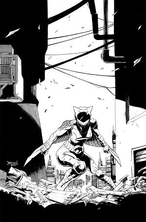 Thundercats X Silverhawks Thunderhawks #1 CVR L CVR L INC 1:25 DECLAN SHALVEY LINE ART VIRGIN cover