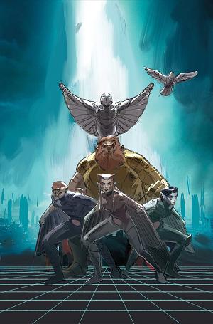 Thundercats X Silverhawks Thunderhawks #1 CVR O CVR O INC 1:40 MARCO FAILLA VIRGIN cover