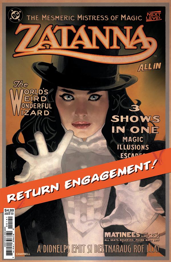 Zatanna (2026) #1 CVR C CVR C ADAM HUGHES CARD STOCK cover