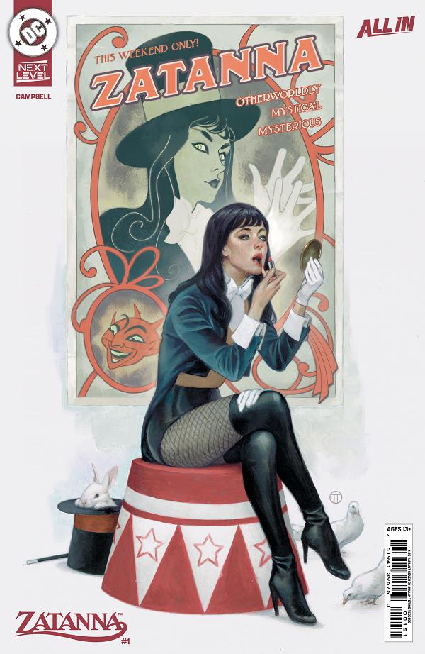 Zatanna (2026) #1 CVR G CVR G INC 1:25 JULIAN TOTINO TEDESCO CARD STOCK cover
